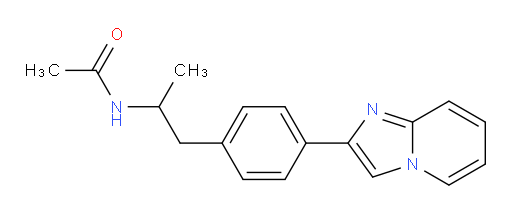 N-(1-(4-(imidazo[1,2-a]pyridin-2-yl)phenyl)propan-2-yl)acetamide