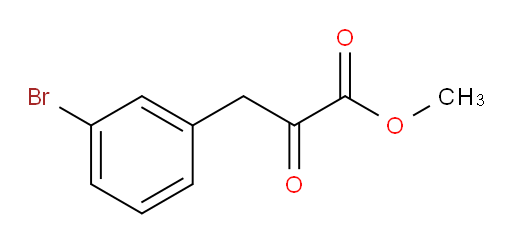 methyl 3-(3-bromophenyl)-2-oxopropanoate