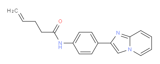 N-(4-(imidazo[1,2-a]pyridin-2-yl)phenyl)pent-4-enamide