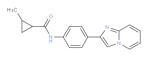 N-(4-(imidazo[1,2-a]pyridin-2-yl)phenyl)-2-methylcyclopropanecarboxamide