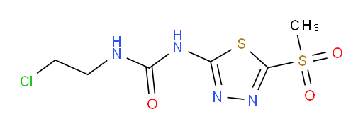 1-(2-chloroethyl)-3-(5-(methylsulfonyl)-1,3,4-thiadiazol-2-yl)urea