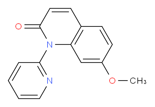 7-methoxy-1-(pyridin-2-yl)quinolin-2(1H)-one