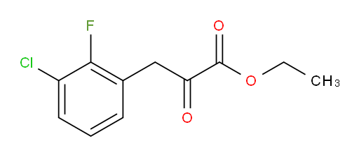 ethyl 3-(3-chloro-2-fluorophenyl)-2-oxopropanoate