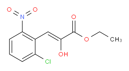 (Z)-ethyl 3-(2-chloro-6-nitrophenyl)-2-hydroxyacrylate