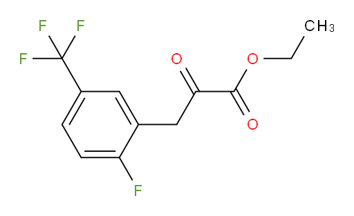 ethyl 3-(2-fluoro-5-(trifluoromethyl)phenyl)-2-oxopropanoate