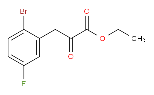 ethyl 3-(2-bromo-5-fluorophenyl)-2-oxopropanoate