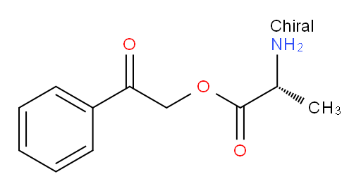 (R)-2-oxo-2-phenylethyl 2-aminopropanoate
