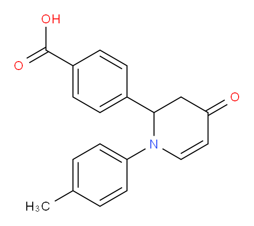 4-(4-oxo-1-(p-tolyl)-1,2,3,4-tetrahydropyridin-2-yl)benzoic acid