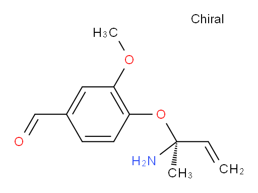 (S)-4-((2-aminobut-3-en-2-yl)oxy)-3-methoxybenzaldehyde