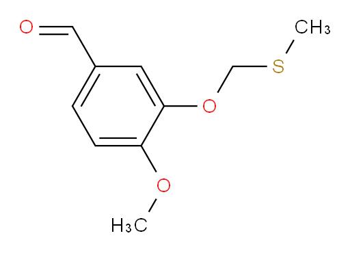 4-methoxy-3-((methylthio)methoxy)benzaldehyde