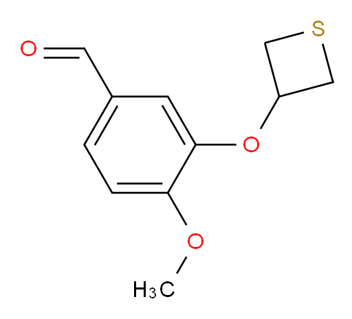 4-methoxy-3-(thietan-3-yloxy)benzaldehyde