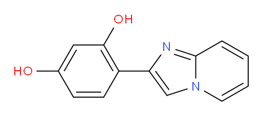 4-(imidazo[1,2-a]pyridin-2-yl)benzene-1,3-diol