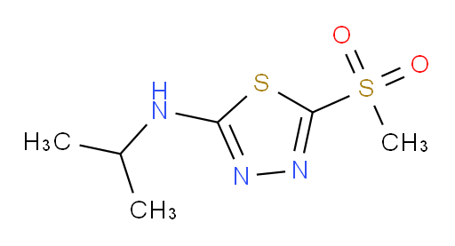 N-isopropyl-5-(methylsulfonyl)-1,3,4-thiadiazol-2-amine