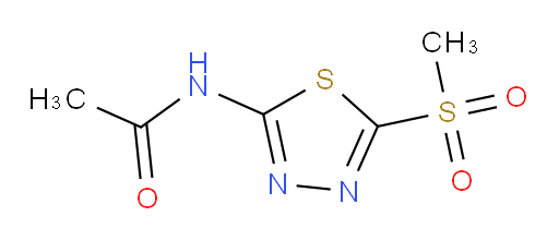 N-(5-(methylsulfonyl)-1,3,4-thiadiazol-2-yl)acetamide