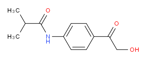 N-(4-(2-hydroxyacetyl)phenyl)isobutyramide