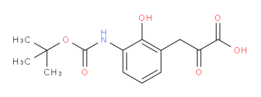 3-(3-((tert-butoxycarbonyl)amino)-2-hydroxyphenyl)-2-oxopropanoic acid