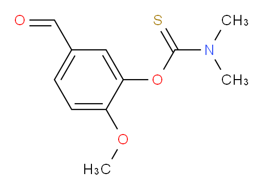 O-(5-formyl-2-methoxyphenyl) dimethylcarbamothioate