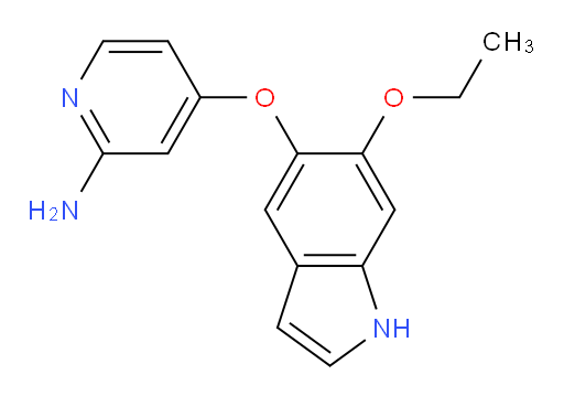 4-((6-ethoxy-1H-indol-5-yl)oxy)pyridin-2-amine