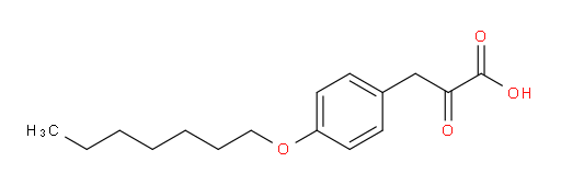 3-(4-(heptyloxy)phenyl)-2-oxopropanoic acid