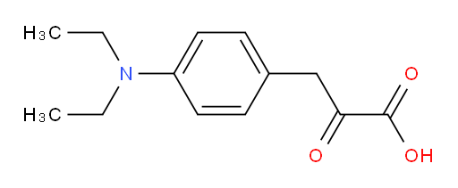3-(4-(diethylamino)phenyl)-2-oxopropanoic acid