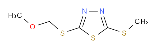 2-((methoxymethyl)thio)-5-(methylthio)-1,3,4-thiadiazole