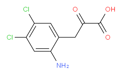 3-(2-amino-4,5-dichlorophenyl)-2-oxopropanoic acid