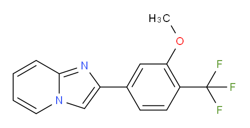 2-(3-methoxy-4-(trifluoromethyl)phenyl)imidazo[1,2-a]pyridine