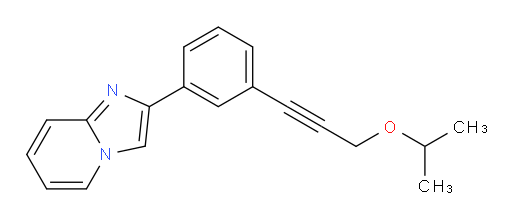 2-(3-(3-isopropoxyprop-1-yn-1-yl)phenyl)imidazo[1,2-a]pyridine