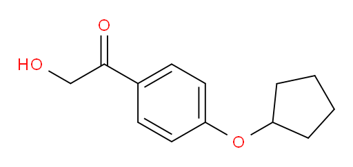 1-(4-(cyclopentyloxy)phenyl)-2-hydroxyethanone