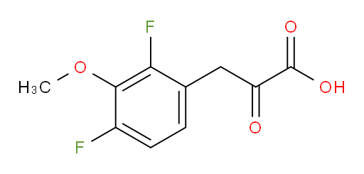 3-(2,4-difluoro-3-methoxyphenyl)-2-oxopropanoic acid