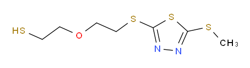2-(2-((5-(methylthio)-1,3,4-thiadiazol-2-yl)thio)ethoxy)ethanethiol