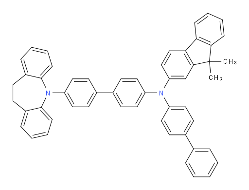 N-([1,1'-biphenyl]-4-yl)-N-(4'-(10,11-dihydro-5H-dibenzo[b,f]azepin-5-yl)-[1,1'-biphenyl]-4-yl)-9,9-dimethyl-9H-fluoren-2-amine