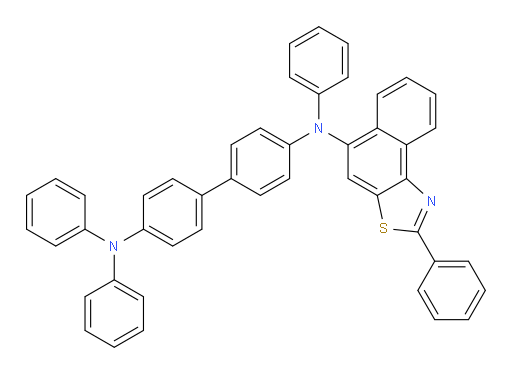 N4,N4,N4'-triphenyl-N4'-(2-phenylnaphtho[1,2-d]thiazol-5-yl)-[1,1'-biphenyl]-4,4'-diamine