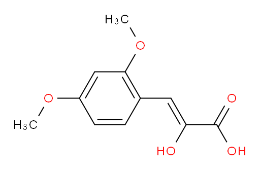 (Z)-3-(2,4-dimethoxyphenyl)-2-hydroxyacrylic acid