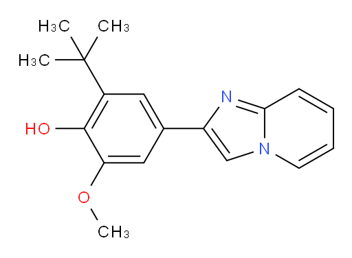 2-(tert-butyl)-4-(imidazo[1,2-a]pyridin-2-yl)-6-methoxyphenol