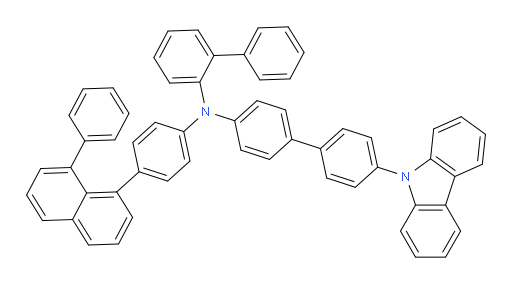 N-(4'-(9H-carbazol-9-yl)-[1,1'-biphenyl]-4-yl)-N-(4-(8-phenylnaphthalen-1-yl)phenyl)-[1,1'-biphenyl]-2-amine