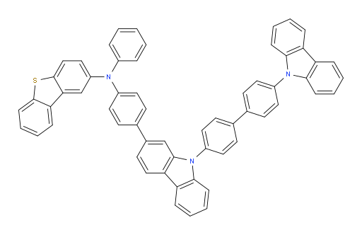 N-(4-(9-(4'-(9H-carbazol-9-yl)-[1,1'-biphenyl]-4-yl)-9H-carbazol-2-yl)phenyl)-N-phenyldibenzo[b,d]thiophen-2-amine