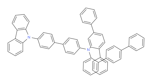 N-(4'-(9H-carbazol-9-yl)-[1,1'-biphenyl]-4-yl)-N-([1,1':4',1''-terphenyl]-2'-yl)-[1,1':4',1''-terphenyl]-2-amine