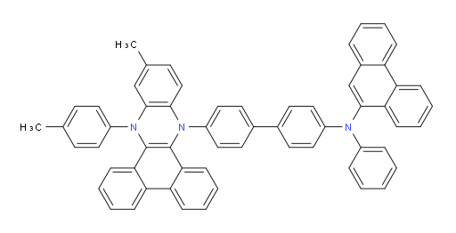 N-(4'-(12-methyl-14-(p-tolyl)dibenzo[a,c]phenazin-9(14H)-yl)-[1,1'-biphenyl]-4-yl)-N-phenylphenanthren-9-amine