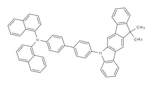 N-(4'-(11,11-dimethylindeno[1,2-b]carbazol-5(11H)-yl)-[1,1'-biphenyl]-4-yl)-N-(naphthalen-1-yl)naphthalen-1-amine