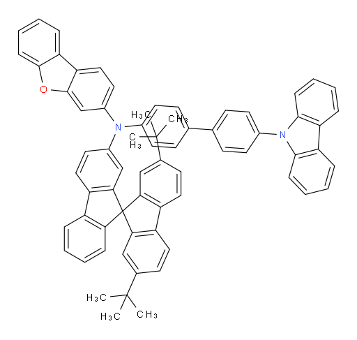 N-(4'-(9H-carbazol-9-yl)-[1,1'-biphenyl]-4-yl)-N-(2',7'-di-tert-butyl-9,9'-spirobi[fluoren]-2-yl)dibenzo[b,d]furan-3-amine
