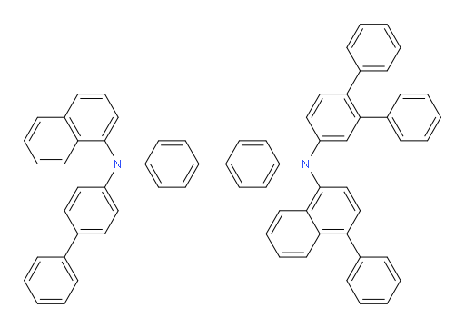 N4-([1,1'-biphenyl]-4-yl)-N4'-([1,1':2',1''-terphenyl]-4'-yl)-N4-(naphthalen-1-yl)-N4'-(4-phenylnaphthalen-1-yl)-[1,1'-biphenyl]-4,4'-diamine