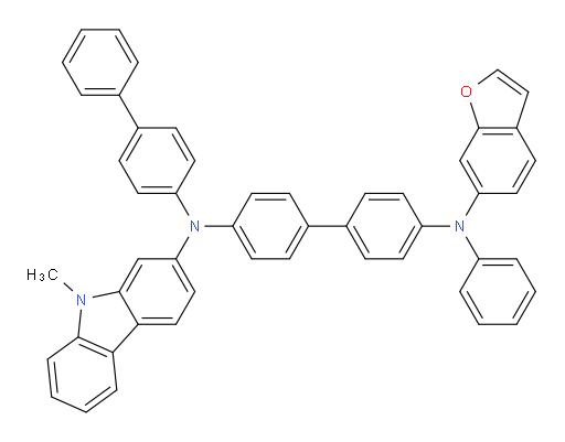 N4-([1,1'-biphenyl]-4-yl)-N4'-(benzofuran-6-yl)-N4-(9-methyl-9H-carbazol-2-yl)-N4'-phenyl-[1,1'-biphenyl]-4,4'-diamine