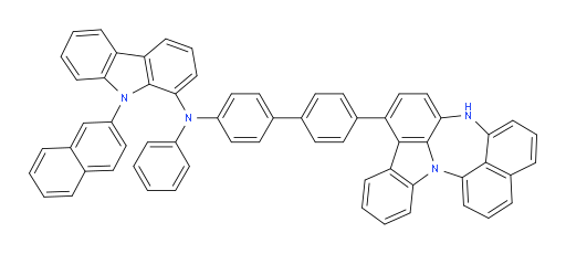 N-(4'-(4H-naphtho[1',8':5,6,7][1,4]diazepino[3,2,1-jk]carbazol-7-yl)-[1,1'-biphenyl]-4-yl)-9-(naphthalen-2-yl)-N-phenyl-9H-carbazol-1-amine