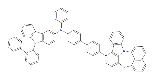 N-(4'-(4H-naphtho[1',8':5,6,7][1,4]diazepino[3,2,1-jk]carbazol-7-yl)-[1,1'-biphenyl]-4-yl)-9-([1,1'-biphenyl]-2-yl)-N-phenyl-9H-carbazol-3-amine