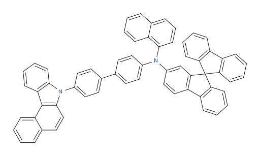 N-(4'-(7H-benzo[c]carbazol-7-yl)-[1,1'-biphenyl]-4-yl)-N-(naphthalen-1-yl)-9,9'-spirobi[fluoren]-2-amine
