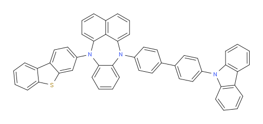 7-(4'-(9H-carbazol-9-yl)-[1,1'-biphenyl]-4-yl)-12-(dibenzo[b,d]thiophen-3-yl)-7,12-dihydrobenzo[b]naphtho[1,8-ef][1,4]diazepine
