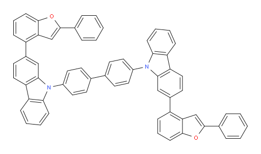 4,4'-bis(2-(2-phenylbenzofuran-4-yl)-9H-carbazol-9-yl)-1,1'-biphenyl