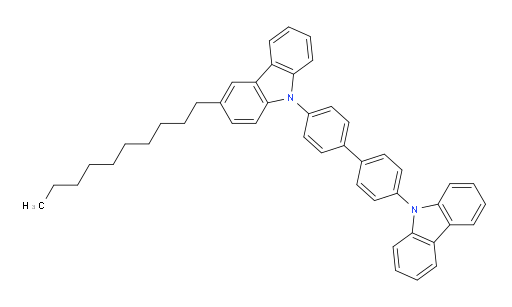 9-(4'-(9H-carbazol-9-yl)-[1,1'-biphenyl]-4-yl)-3-decyl-9H-carbazole