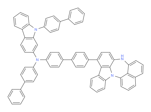 N-(4'-(4H-naphtho[1',8':5,6,7][1,4]diazepino[3,2,1-jk]carbazol-7-yl)-[1,1'-biphenyl]-4-yl)-N,9-di([1,1'-biphenyl]-4-yl)-9H-carbazol-2-amine
